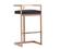 Modrest Halifax Modern Black Leatherette & Rosegold Bar Stool by VIG Furniture