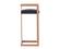Modrest Halifax Modern Black Leatherette & Rosegold Bar Stool by VIG Furniture