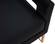 Modrest Edna - Modern Black Velvet & Gold Accent Chair by VIG Furniture