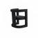 Modrest Kendra Modern Black Fabric Accent Chair by VIG Furniture
