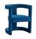 Modrest Kendra Modern Blue Fabric Accent Chair by VIG Furniture