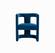 Modrest Kendra Modern Blue Fabric Accent Chair by VIG Furniture