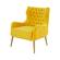 Modrest Everly - Contemporary Velvet Yellow Accent Chair by VIG Furniture