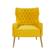 Modrest Everly - Contemporary Velvet Yellow Accent Chair by VIG Furniture