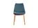 Modrest Chrissy - Modern Blue Fabric Dining Chair (Set of 2) by VIG Furniture