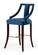 Modrest Kimball Glam Blue Velvet Bar Stool by VIG Furniture