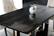 A&X Padua Modern Large Black Crocodile & Rosegold Dining Table by VIG Furniture