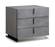 Modrest Buckley Modern Cracked Grey 2 - Drawer Nightstand by VIG Furniture