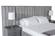 Modrest Buckley - Modern Grey & Black Stainless Steel Bed w/Nightstands by VIG Furniture