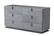 Modrest Buckley - Grey & Black Stainless Steel Bedroom Set by VIG Furniture
