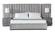 Modrest Buckley - Grey & Black Stainless Steel Bedroom Set by VIG Furniture