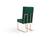 Modrest Legend Modern Green Velvet & Rosegold Dining Chair (Set of 2) by VIG Furniture