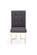 Modrest Legend Modern Grey Fabric & Gold Dining Chair (Set of 2) by VIG Furniture