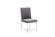 Modrest Reba Modern Grey Velvet & Stainless Steel Dining Chair (Set of 2) by VIG Furniture