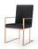 Modrest Trea - Modern Black Velvet & Rosegold Dining Chair by VIG Furniture