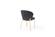 Modrest Nadia Modern Black Velvet & Rosegold Dining Chair (Set of 2) by VIG Furniture