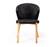 Modrest Nadia Modern Black Velvet & Rosegold Dining Chair (Set of 2) by VIG Furniture