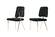 Candace - Modern Black Faux Fur Dining Chair (Set of 2) by VIG Furniture