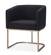 Modrest Yukon - Modern Black & Antique Brass Dining Chair by VIG Furniture