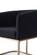 Modrest Yukon - Modern Black & Antique Brass Dining Chair by VIG Furniture