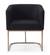 Modrest Yukon - Modern Black & Antique Brass Dining Chair by VIG Furniture