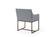 Modrest Elijah - Modern Grey & Copper Antique Brass Dining Chair by VIG Furniture