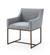 Modrest Elijah - Modern Grey & Copper Antique Brass Dining Chair by VIG Furniture