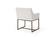 Modrest Elijah - Modern Off White & Copper Antique Brass Dining Chair by VIG Furniture