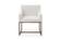 Modrest Elijah - Modern Off White & Copper Antique Brass Dining Chair by VIG Furniture