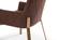 Modrest Robin - Modern Brown & Brass Dining Chair by VIG Furniture