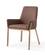 Modrest Robin - Modern Brown & Brass Dining Chair by VIG Furniture