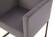 Modrest Marty - Modern Dark Grey & Copper Antique Brass Dining Chair by VIG Furniture