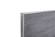 Modrest Charlene Modern Grey Elm & Stainless Steel Bed by VIG Furniture