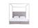 Modrest Arlene Modern Grey Elm & Stainless Steel Bedroom Set by VIG Furniture