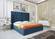 Modrest Adonis - Modern Blue Fabric Bed by VIG Furniture