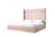 Modrest Aspen - Modern Beige Rose Gold Bed w/2 Nightstands by VIG Furniture
