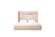 Modrest Aspen - Modern Beige Rose Gold Bed w/2 Nightstands by VIG Furniture