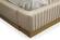 Modrest Aspen Modern Beige Bonded Leather & Gold Bed by VIG Furniture