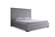 Modrest Splendor - Silver + Grey Linen Upholstered King Platform Bed by VIG Furniture