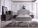 Modrest Splendor - Silver + Grey Linen Upholstered King Platform Bed by VIG Furniture