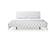 Modrest Legend Modern White Bonded Leather Bed by VIG Furniture