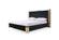 Modrest Token - Modern Black Gold Bed w/2 Nightstands by VIG Furniture