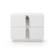 Modrest Token - Modern Cream Stainless Steel Bed w/2 Nightstands by VIG Furniture