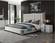 Modrest Token - Modern Cream Stainless Steel Bed w/2 Nightstands by VIG Furniture