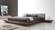 Modrest Opal Modern Walnut & Grey Platform Bed by VIG Furniture