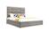 Modrest Chrysler Modern Grey Bonded Leather Bed by VIG Furniture