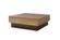 Modrest Derek - Modern Metal & Antique Copper Coffee Table by VIG Furniture
