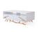 Modrest Legend - Modern White & Rosegold Coffee Table by VIG Furniture