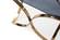 Modrest Reklaw Modern Smoked Glass & Rosegold End Table by VIG Furniture