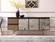 Modrest Phelan - Modern Smoked Ash & Brass Buffet by VIG Furniture